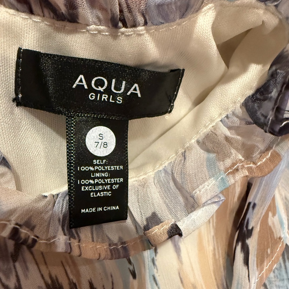 Aqua Girls Multicolor Ruffled Dress - Picture 6 of 10
